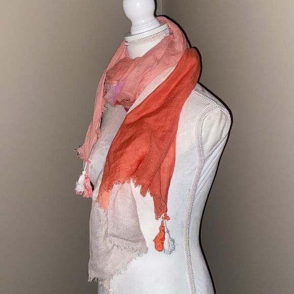 Ann Taylor Loft Tasseled Wrap/Scarf! - Picture 3 of 11